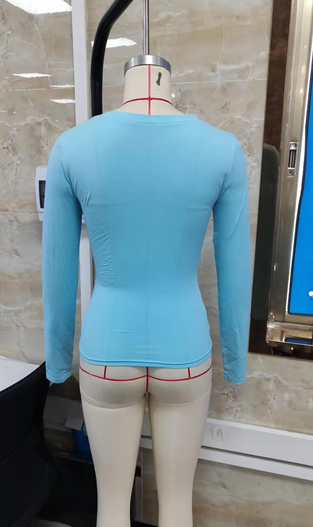 VacationGrabs Women Solid Color V Neck Long Sleeve Top Soft Modal Stretchy Slim Fitted Basic Tee Casual Daily Streetwear Blouse