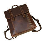 Leather Shoulder Backpack with Large Capacity for Men & Women - VacationGrabs