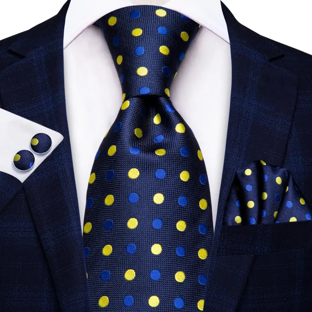Men's Stylish Polka Dot Tie Collection