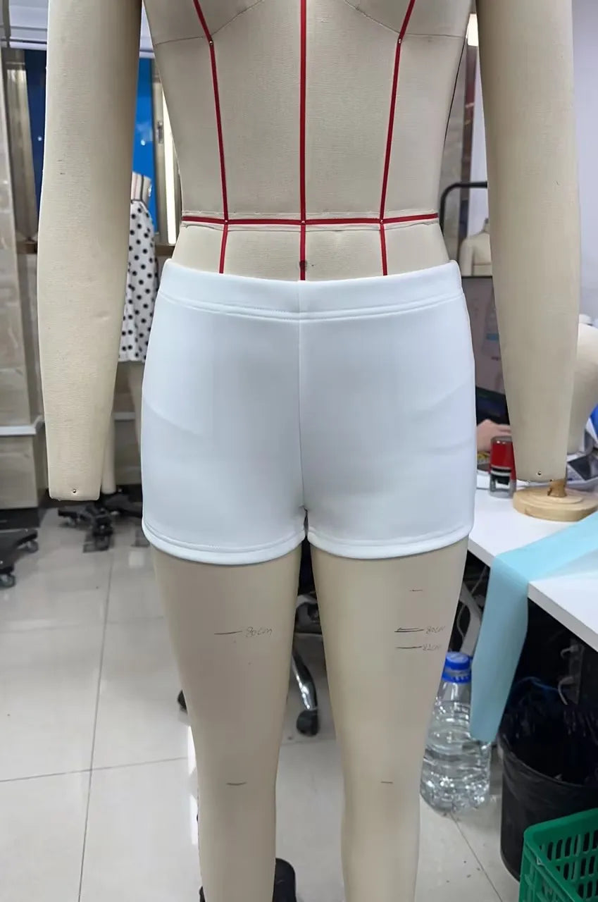 VacationGrabs Stretch Y2K Athletic Shorts for Yoga Running Exercise Slim Fit Short Pants Women High Waisted Mini Shorts for Summer