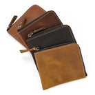 Genuine Leather Coin Purse for Men & Women Small Portable Wallet - VacationGrabs
