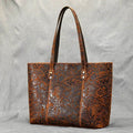 Retro Genuine Leather Shoulder Bag for Women Luxury Designer Tote - VacationGrabs