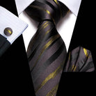 Purple Paisley Silk Tie Set for Men - VacationGrabs