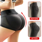 Padded Butt Lifter Shapewear Panties, High Waist Control