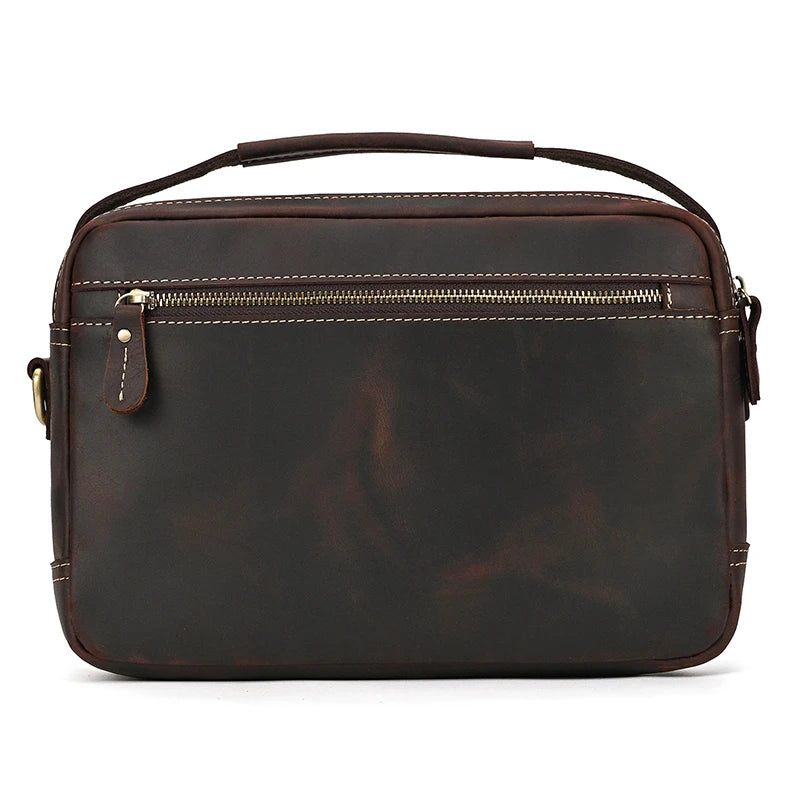 Leather Crossbody Mini Bag for Travel Convenience