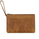 Men’s & Women’s Genuine Leather Clutch Wallet Phone Bag with Wristlet - VacationGrabs