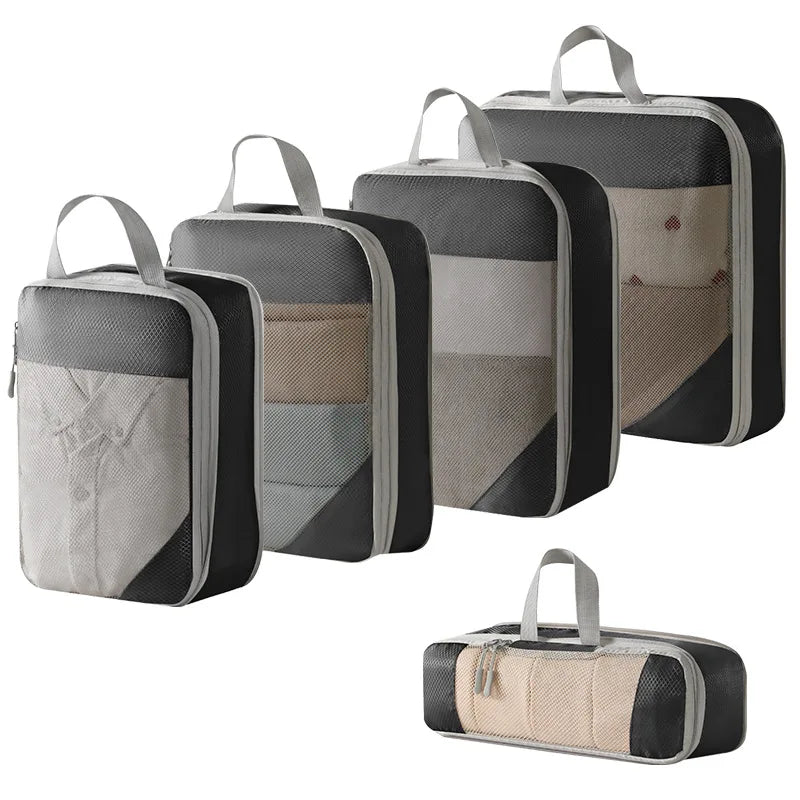 Compression Packing Cubes for Travel – Organize Effortlessly