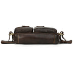 Genuine Leather Waist & Chest Sling Bag for Men