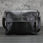 Men's Leather Crossbody Bag Casual Waterproof Sling Oil Wax - VacationGrabs