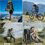 Lightweight Foldable Hiking Backpack with Rain Cover