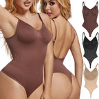 Open-Crotch Backless Bodysuit Shaper & Tummy Corset
