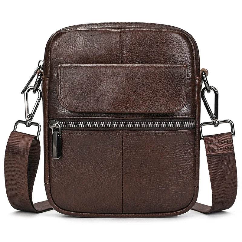 Genuine Leather Phone Crossbody Bag - VacationGrabs