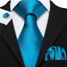 Green Silk Tie Set for Men: Multiple Shades Available - VacationGrabs