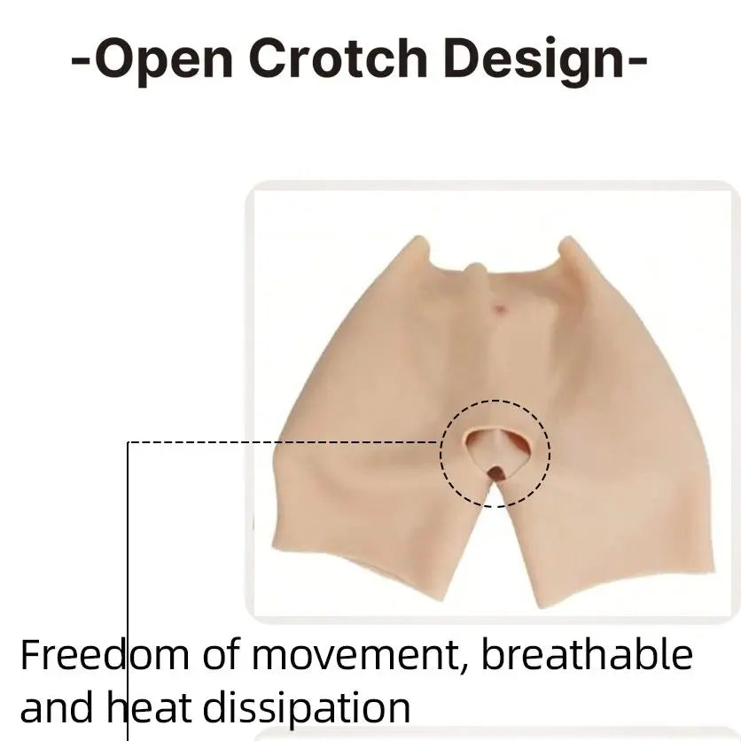 Silicone Padded Butt Lifter Panties, Tummy Control Shaper