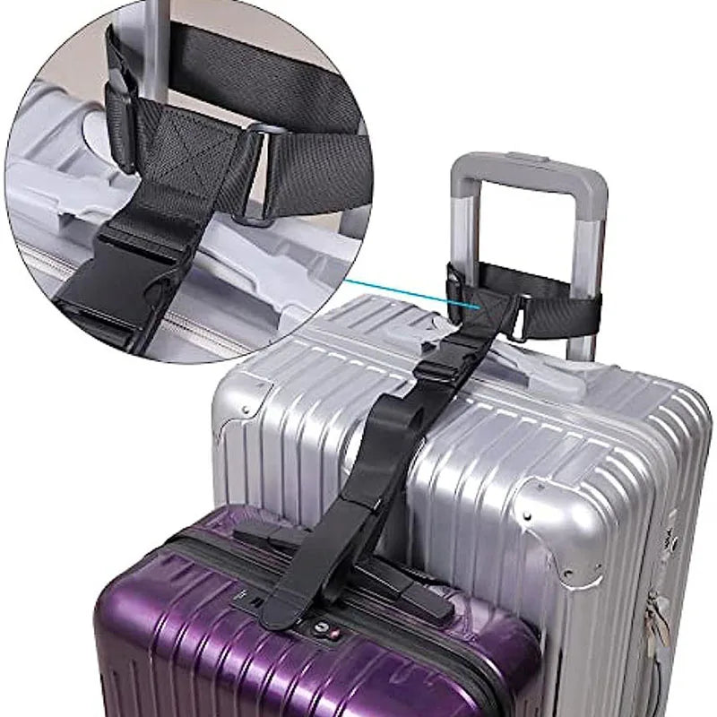 Elastic Telescopic Luggage Strap Suitcase Belt with Buckle