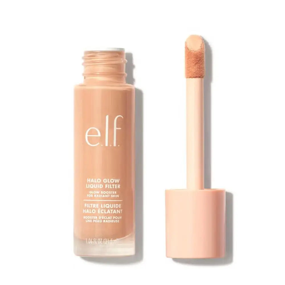 Original e.l.f. Halo Glow Liquid Filter Foundation Shiny Glossy Lightweight Hydrating Full Coverage Concealer For All Skin Types