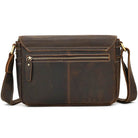 Cowhide Men’s Crossbody Bag Vintage Leather School Messenger Bag - VacationGrabs