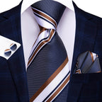 Multicolor Paisley 100% Silk Tie Sets for Men - VacationGrabs