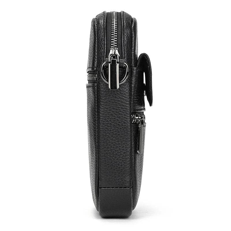 Genuine Leather Phone Crossbody Bag - VacationGrabs