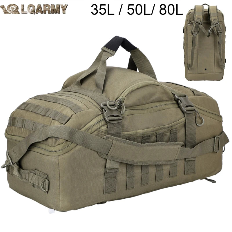 Molle Tactical Backpack 30L 45L 80L for Hiking & Camping