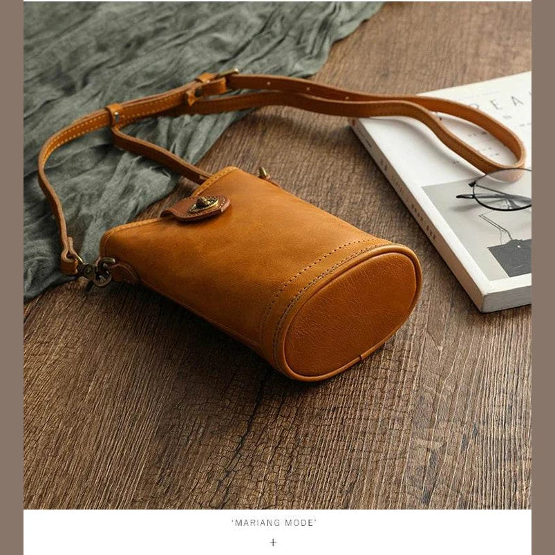 High Fashion Luxury Leather Shoulder Bag for Women Mobile Pouch - VacationGrabs