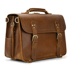 High Capacity Leather Laptop Briefcase Business Backpack - VacationGrabs