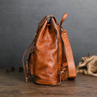 Luxury Designer Leather Backpack Real Cowskin Anti-Theft Bag - VacationGrabs
