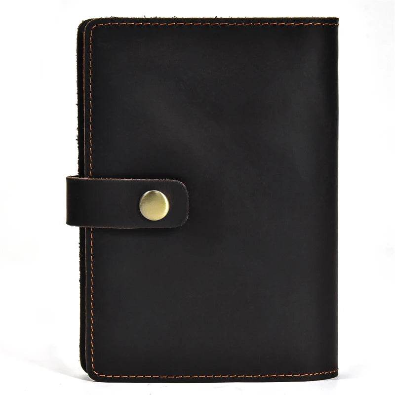 Luxury Genuine Leather Travel Wallet Card Holder Coin & Passport Pouch - VacationGrabs