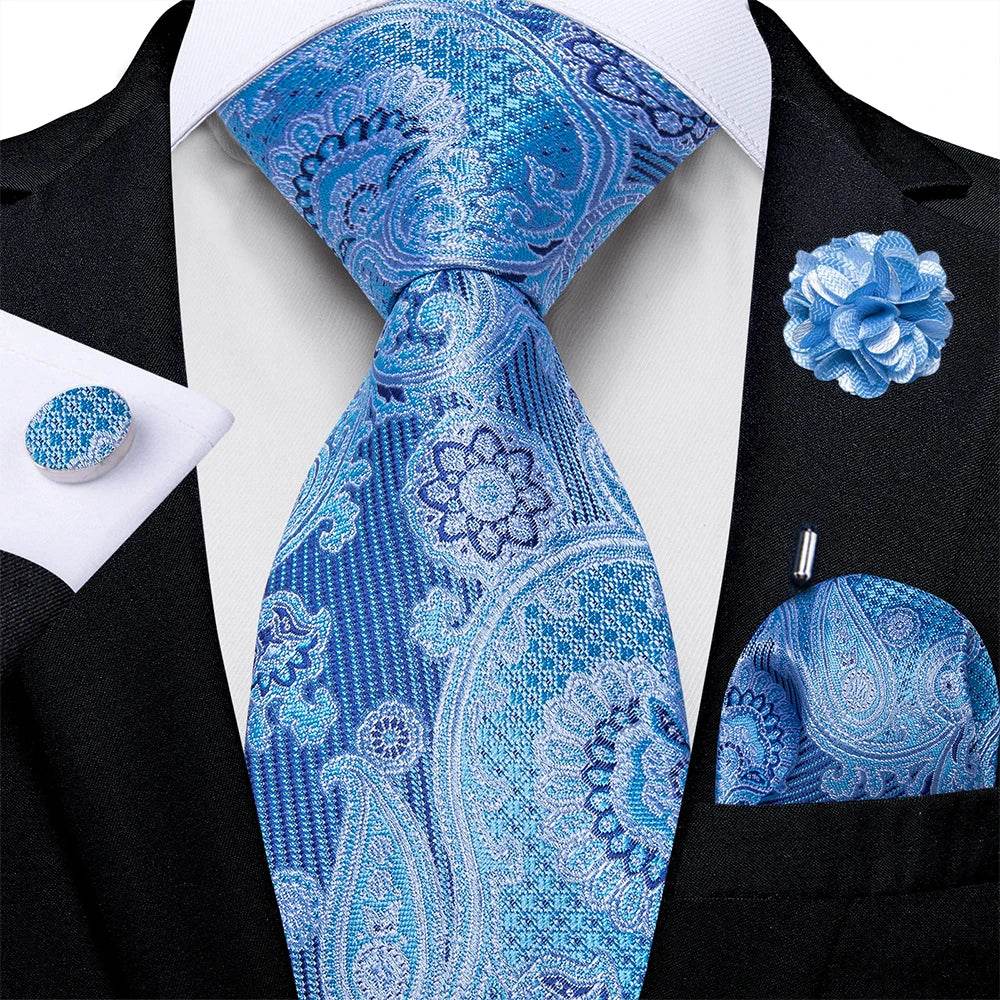 Silk Tie Sets for Men - Daring Patterns - VacationGrabs