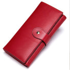 Luxury Designer Leather Notecase Clutch for Evening Party - VacationGrabs