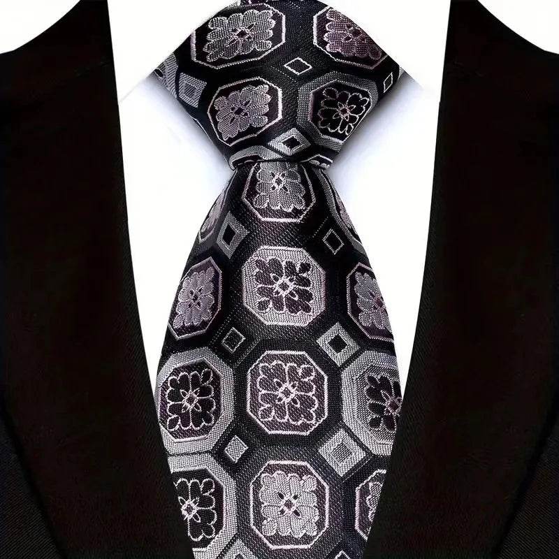 Luxury Floral Paisley Tie Set for Men - VacationGrabs