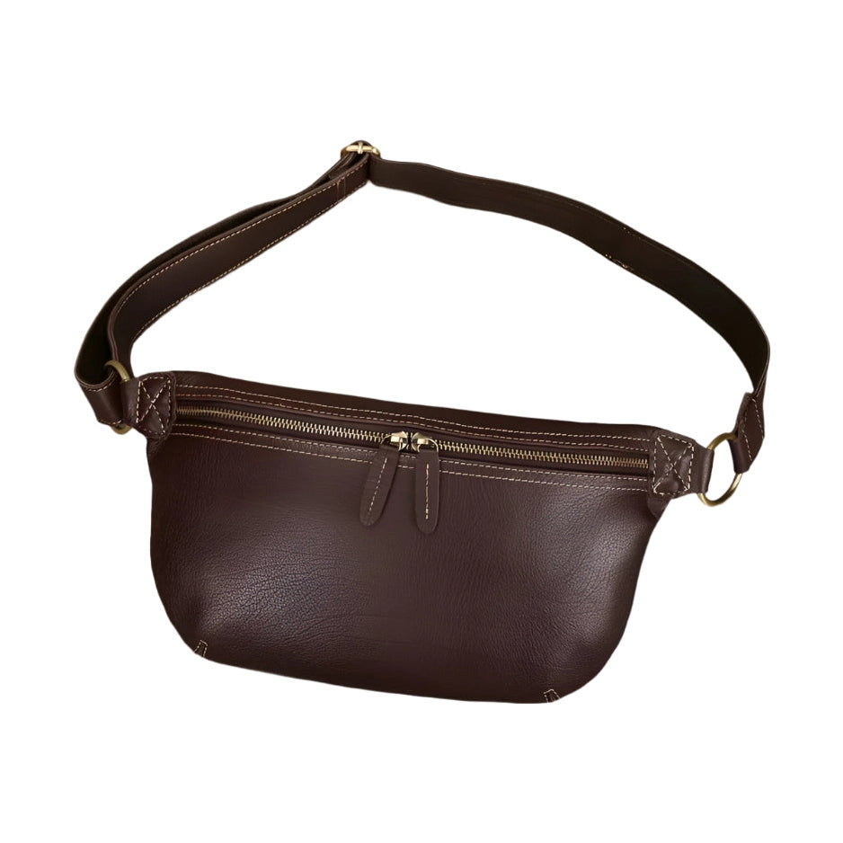 Leather Waist Bag Military Pouch Outdoor Phone Clip Belt - VacationGrabs