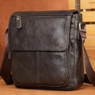 Genuine Leather Men's Shoulder Bag – High Quality Cowhide Crossbody - VacationGrabs
