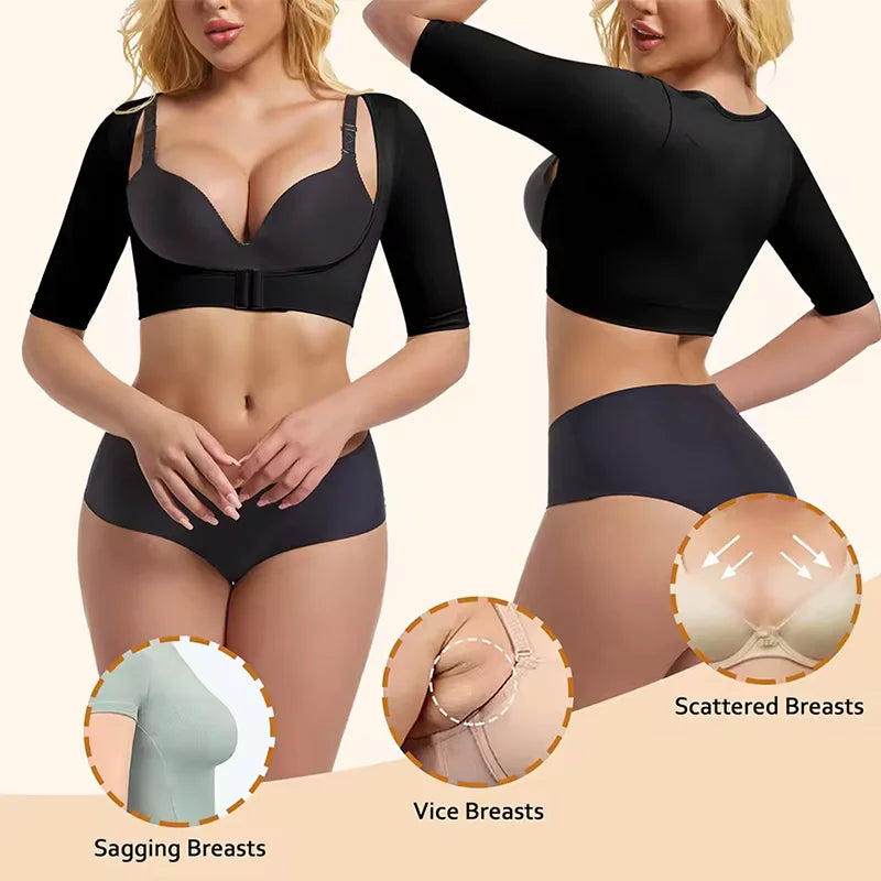 Women's Half Sleeve Arm Shaper with Underbust Support