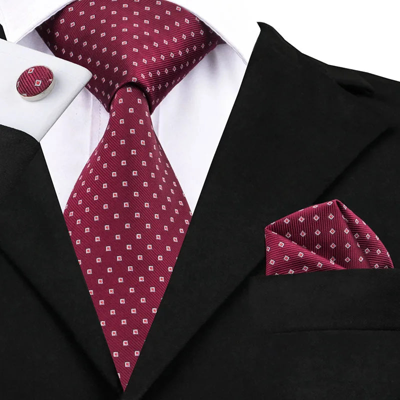 Men's Stylish Polka Dot Tie Collection
