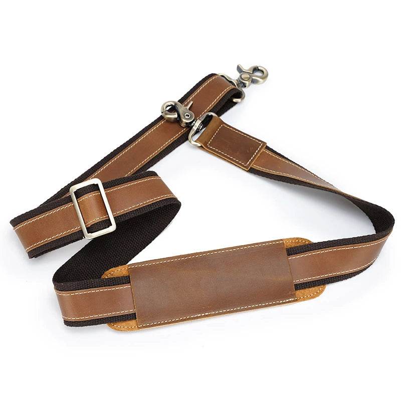 High Quality Leather Shoulder Strap for Bags, Briefcases, & Travel - VacationGrabs