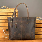 Men Women’s Crazy Horse Leather Messenger Bag Totes - VacationGrabs