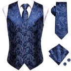 Elegant Floral Necktie How to Tie Set for Men