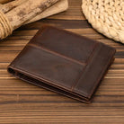Real Cowhide Designer Wallet for Men Women Slim Business Purse - VacationGrabs