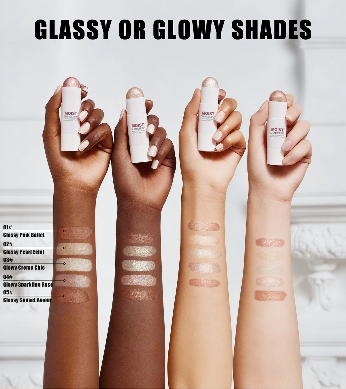 Cream Highlighter Stick, Brightening Contour & Concealer