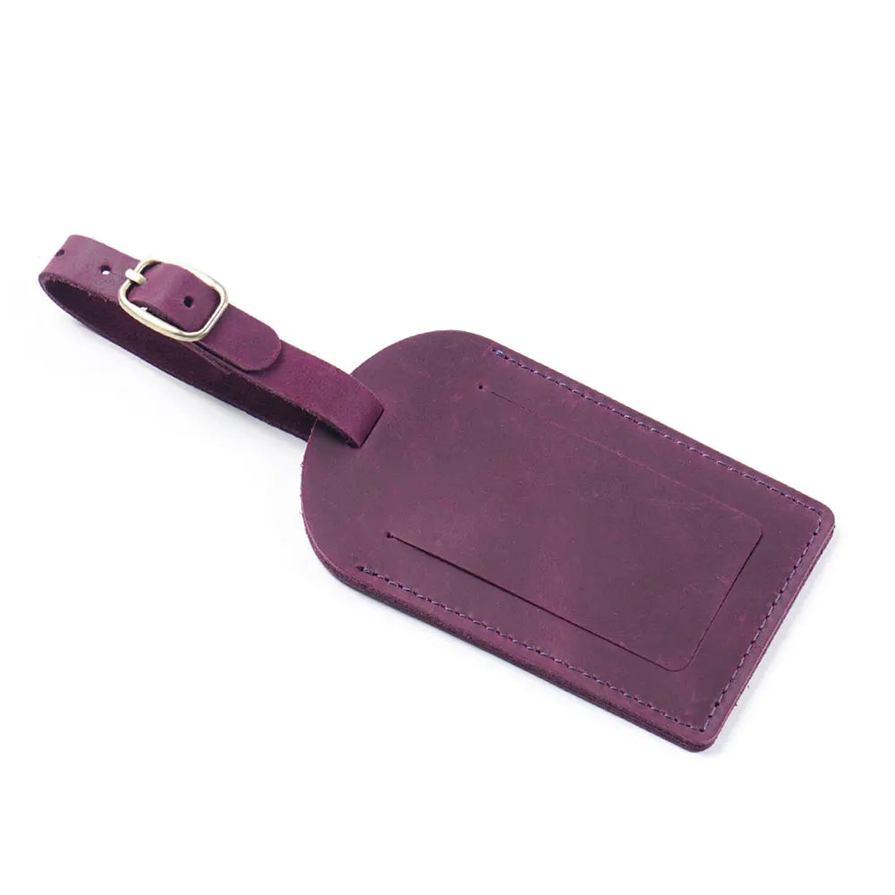 Personalized Leather Luggage Tags Boarding Pass