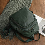 Luxury Designer Leather Backpack for Women Travel School Bag - VacationGrabs