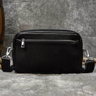 Soft Cowhide Business Handbag Large Capacity Leather Casual Clutch - VacationGrabs