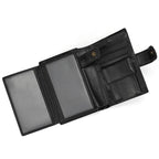High-Quality Men’s Coin Purse for Credit Cards Leather Short Wallet - VacationGrabs