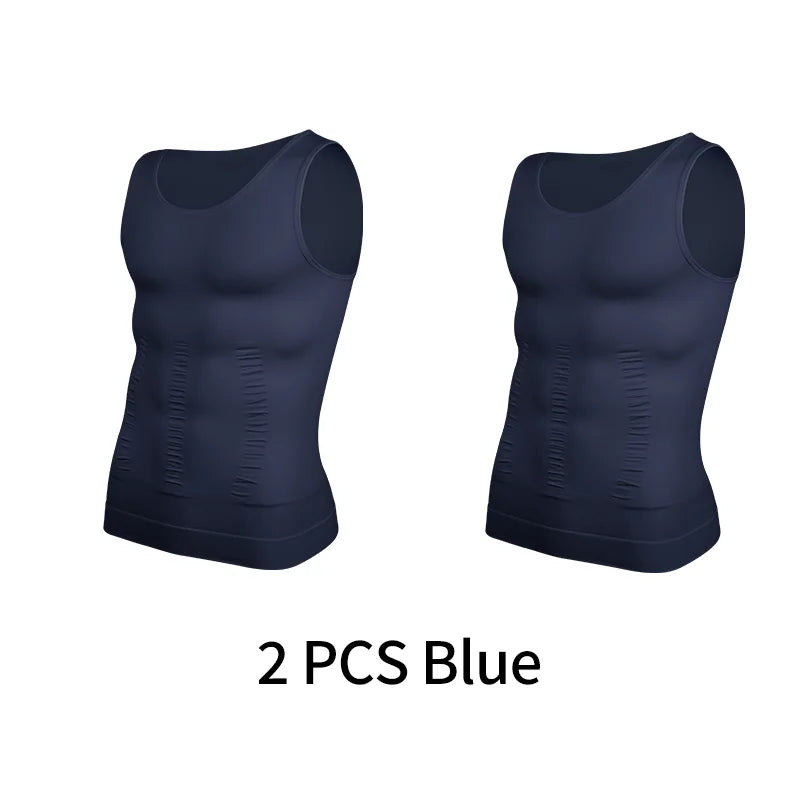 Men's Compression Tank Top with Tummy Control