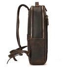 Anti-Theft Handmade Leather Backpack Vintage Travel Bag for Men - VacationGrabs