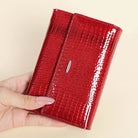 Luxury Women’s Leather Clutch Purse Fashion Coin Purse Holder - VacationGrabs