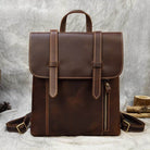 Leather Shoulder Backpack with Large Capacity for Men & Women - VacationGrabs