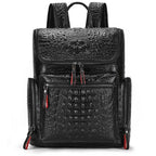 Vintage Style Leather Backpack for Men Travel Bag with Anti-Theft - VacationGrabs