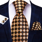 Multicolor Paisley 100% Silk Tie Sets for Men - VacationGrabs
